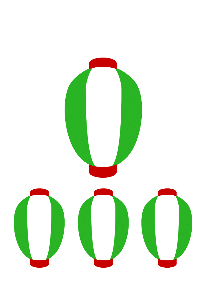 地色（緑／白）